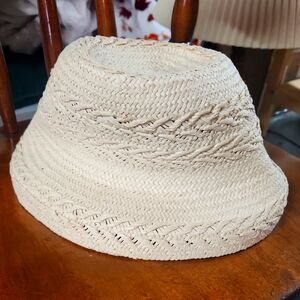 Stylish Cream Straw Hat